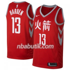 NBA Mænd Trøje Houston Rockets James Harden 13 Nike City Edition Swingman